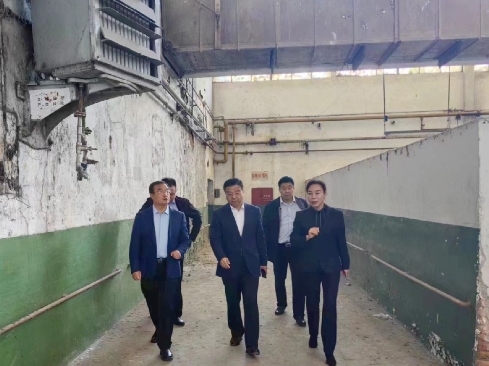 陜文投集團總經理盧濤到西北一棉工業遺址項目調研